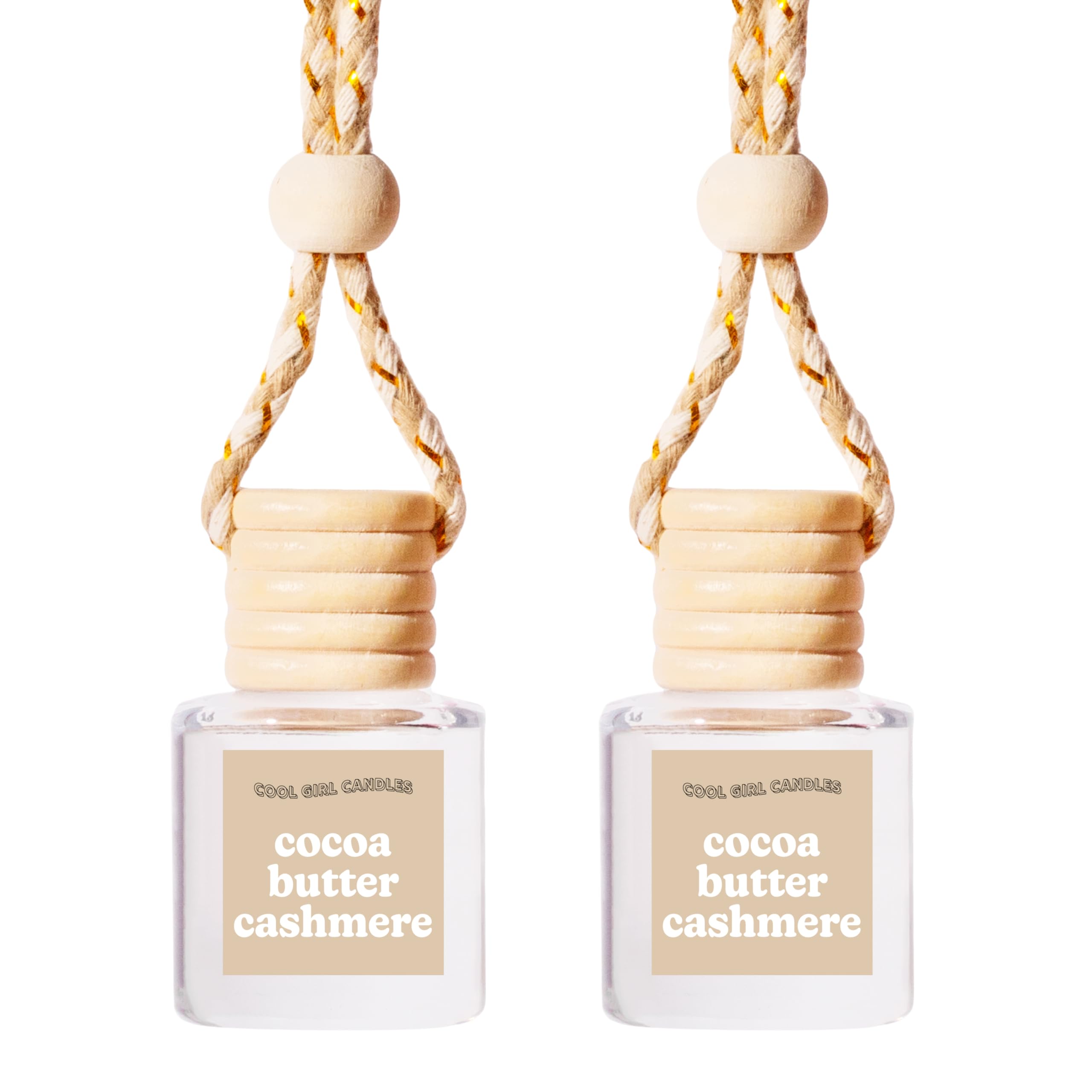 Amazon.com: COOLGIRLCANDLES Cocoa Butter Cashmere Car Hanging